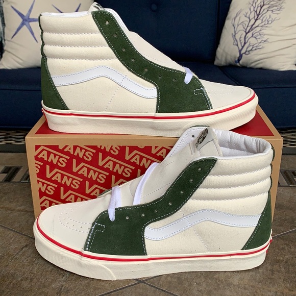 VANS SK8-HI RETRO SPORT MARSHMALLOW/BKOMBUGR MENS - Picture 4 of 16